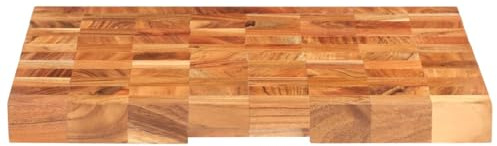 Gecheer Tagliere, Dimensioni 60x40x3.8 cm, Legno Massello di Acacia, per Cucina e Pranzo
