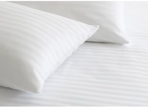 White King Size 300 Thread Count Egyptian Cotton Striped Duvet Cover Set by Viceroybedding