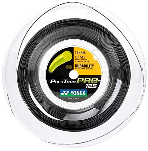 Yonex Saitenrolle Poly Tour Pro, Schwarz, 200 m, 0195220121100010