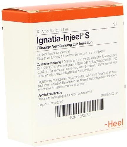 IGNATIA INJEEL S Ampullen 10 St