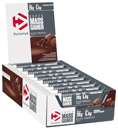 Dymatize Super Mass Gainer Bar Deluxe Chocolate - Barre Weight-Gainer + protéines