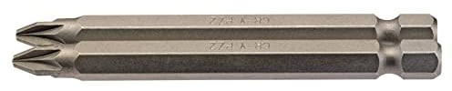 Draper 64312 No.2 1/4 Hex PZ Type Insert Bit 75mm Long (2 Piece)