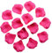 Lot de 100 pétales de rose en soie rose vif pour fête des mères, mariage, anniversaire, décoration de table, baptême