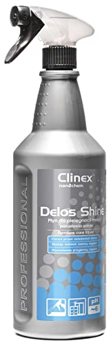 Clinex Möbelreiniger “Delos Shine” 1 L - Effizient Möbelpflege - Stark Laminatreiniger - Holzreiniger Möbel - Holz Reiniger - Laminat Pflege