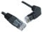 kenable Cat5e Copper RJ45 Straight to Right Angle Plug DOWN Ethernet Network Cable 0.5m [0.5 metres]