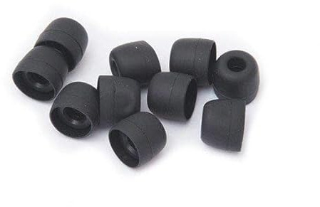 Sennheiser 506405 Silikon Schwarz 10pièce (S) Schaumstoff Ohrstöpsel – Schäume Kopfhörer (Silikon, 10 Stück (S))