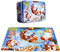 Gobus Holzpuzzle Weihnachtsmann Weihnachten Rentier Frohe Weihnachten Puzzle Bildung Puzzle Spielzeug für Kinder Jugendliche Erwachsene (60 pcs)