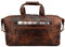 LEABAGS Leder Weekender Damen & Herren I Echtleder Premium Reisetasche I 41 l Sporttasche I Duffle Travel Gym Bag I Sporttasche I Trainingstasche I Tasche Flugzeug I groß I Brown Marble