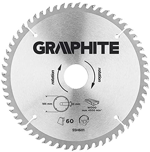 Circular Saw Blade, Solid Carbide, 185 x 30 mm, 60 Teeth