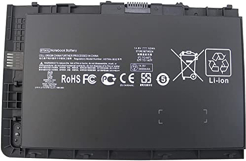 14.8V 52WH/3514mAh BT04 BT04XL Laptop Battery Compatible for HP Elitebook Folio 9470 9480 9470M 9480M H4Q47AA H4Q48AA HSTNN-IB3Z HSTNN-I10C HSTNN-DB3Z BT04