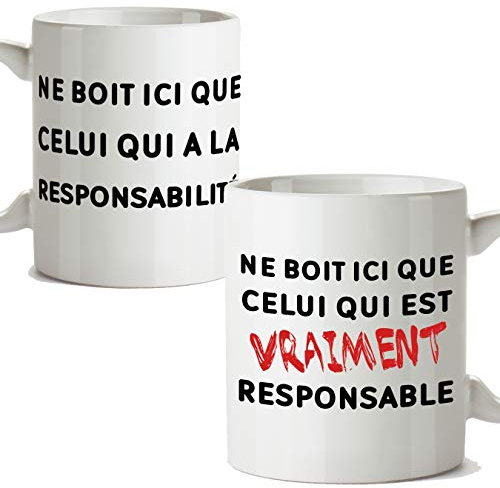 MUGFFINS Aquí Bebe quien Manda (FR) (Pack 2 Tazas)