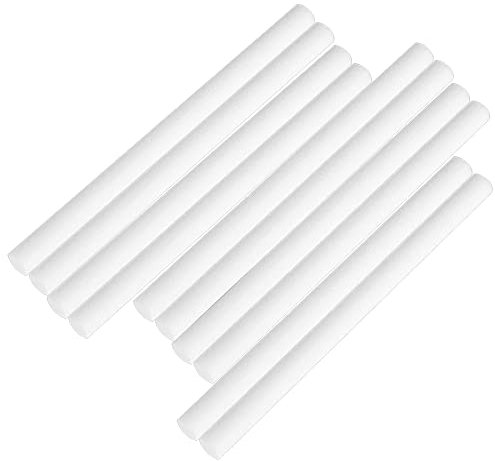 10Pcs Humidifier Sticks, 12cm Long Cotton Filter Refill Sticks, USB Mist Diffuser Replacement Wicks, Air Diffuser Sponge Refill Sticks for Personal Humidifiers Bedroom Office