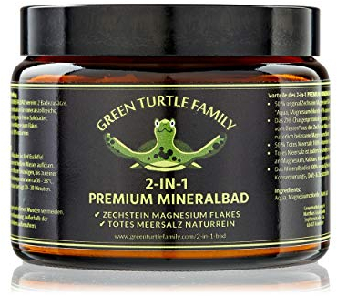 2-IN-1 PREMIUM MINERALBAD. Original ZECHSTEIN Magnesium Flakes & Totes Meersalz in 100% naturreiner Qualität!