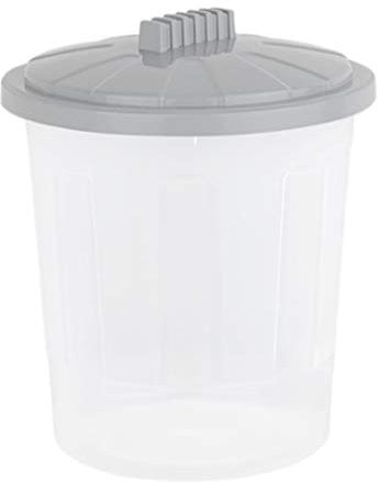 WHAM Fun Bin Clear & Cool Grey 8L