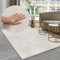 the carpet Premium Moderner Hochflor Langflor Wohnzimmer Teppich, Super Soft, Kunstfell, Flauschig, Felloptik, Beige, 160 x 230 cm