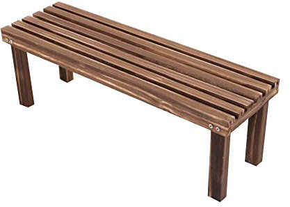 GZHENH-Gartenregal Blumentreppe Rechteck Bodenständig Leiter Sukkulenten Blumenbank Balkon Korrosionsschutz Massivholz, 20 Spezifikationen (Farbe : Braun, Größe : 40X25X12cm)