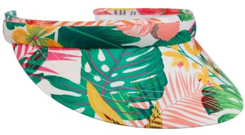Lipodo Multicolour Flower Visor Stoffcap Damen Frühling Sommer
