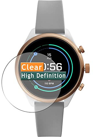 Vaxson 3-Pack TPU Pellicola Protettiva, compatibile con Fossil Sport Smartwatch FTW6025, Screen Protector Film [Non Vetro Temperato] Nuovo