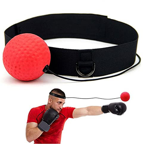 UK Boxball, 1 Stück, passend für Ball, Kopfband, elastisches Seil, MMA-Geschwindigkeitstraining, Box-Trainingsball für Erwachsene/Kinder, Sport, Geschwindigkeitsretionen, Fitns