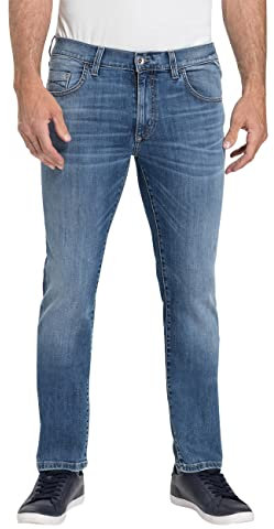 Pioneer Herren ERIC Jeans, Blue Used Buffies, 42W / 30L