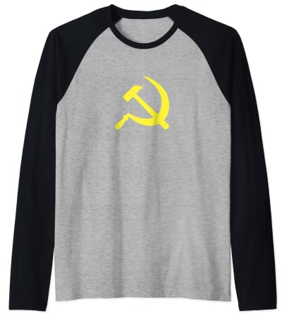 UdSSR Flagge Hammer und Sichel Raglan