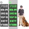 cobee Leuchtende Service Hunde Patches, 6 Stück bestickte Hundewesten Patches, abnehmbare Hundegeschirr Patches mit Haken, taktischer Hundewesten Patch im Training, emotionale Unterstützung