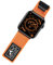Tefeca Fortitude Series - Cinturino per Apple Watch Ultra, Compatibile con Apple Watch (49/45/44/42 mm S/M, Larghezza Standard Nylon Arancione)