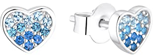 s.Oliver Ohrstecker 925 Sterling Silber Mädchen Kinder Ohrschmuck, mit Schmuckstein, Kommt in Schmuck Geschenk Box