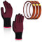 Barabesty Wärmehandschuhe und 3 x 10 mm x 33 m hitzebeständige Handschuhe, Thermoband, Sublimationsband