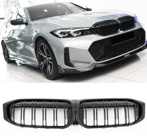 GCP PASST FÜR BMW 3ER G20 G21 LCI AB 07/2022 KÜHLERGRILL GLANZ SCHWARZ