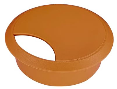 cyclingcolors 1x pasacables 70mm plástico Tapa Redondo Escritorio Mesa Mueble (Cereza)