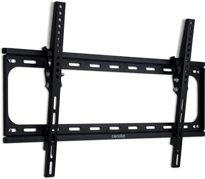 CENOKA Tiltable Low Profile TV Wall Mount Bracket for most 32-75 inch TVs - 50kg Capacity, Max VESA 600x400mm – Includes Mounting Kit - Heavy dity - 50Kg Load capacity
