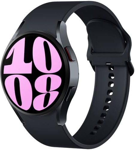 Mastten Compatible with Samsung Galaxy Watch 7 6 5 4 Strap 40mm 44mm, Soft Silicone Sport Band for Galaxy Watch FE / 6 Classic / 4 Classic / 5 Pro, No Gap Strap for Women Men, Black