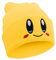 JILANI Handicraft Kirby Beanie Anime-Mütze für Erwachsene, Kawaii, Größe M, Gelb, gelb, MEDIUM