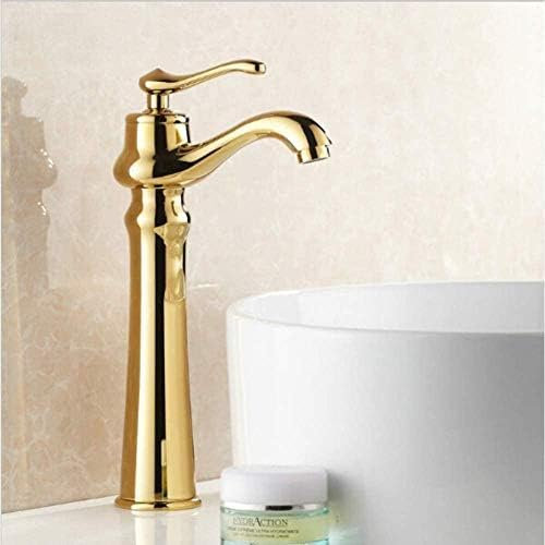 Waschtischarmaturen, Vergoldetes Kupfer, Mischbatterien, Einhand-Badewanne