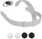 TanReginal Sangle de tête pour casque Oculus Quest 2, sangle de tête de rechange originale pour Meta Quest 2 avec 4 capuchons pour manette, sangle de tête Oculus Quest 2, sangle de tête originale