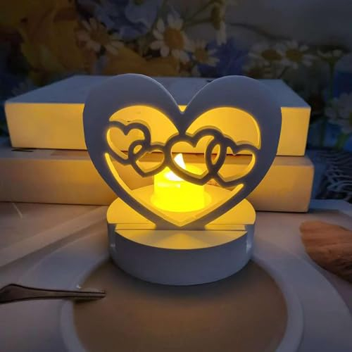 Liebe Herz Harzform, Herz Silikonform | Kerzenhalter-Einsatzformen Einsatz Herstellung Beton Zementform Gipsform Silikonform Kerzenhalter Einsatz Herstellung Beton Zementform Gipsform Home Decor