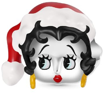 GNOCE Charm Perle Weihnachtsmütze Betty Boop Charm 925 Sterling Silber Bead Charms für Armband Schmuck Geschenk für Frau Fit Armbänder/Halskette