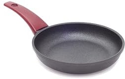 RISOLI’ | VINUM, Padella Antiaderente Ø20cm, Basso Spessore 6 mm, in Alluminio Fuso Riciclato, No Induzione, Made in Italy