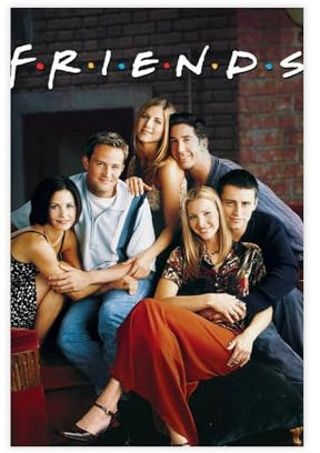 Friends (1994) Klassiker TV-Serie TV-Serie Ross Rachel Monica Joey CHandler Phoebe Geschenk Poster Leinwand Poster Wandkunst Dekor Druck Bild Gemälde für Wohnzimmer Schlafzimmer Dekoration 30,5 x 45,7