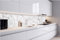Dimex Küchenrückwand Folie Selbstklebend WEIßER MARMOR 420 x 60 cm | Klebefolie - Dekofolie - Spritzschutz für Küche | Made in EU