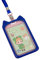 LEIDJGUN Porte-cartes en silicone pour protéger et personnaliser vos cartes avec cet étui en forme d'oreille de chat de dessin animé, bleu marine