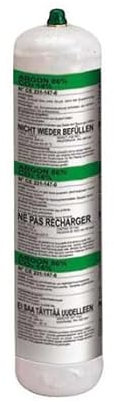Bouteille de gaz argon avec CO2 de 1 litre non récupérable