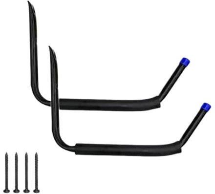 Baoblaze Kayak Storage Rack Garage Kayak Storage Hook Hanging Cradle Rack Portable Canoe Hanger for Paddleboard Snowboard, Blue