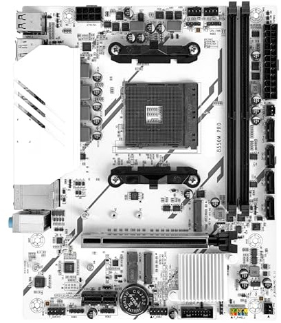 Carte mère B550M Pro M-ATX for PC Socket AM4 DDR4 64 Go PCI-E 3.0 M.2 SATA III 4000 (OC) MHz USB 3.2