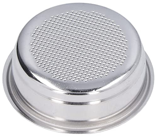 Taidda Stainless Steel 51mm Coffee Filter Basket, Premium Single Layer Coffee Filter Bowl, Suitable for Backflush, Accessories