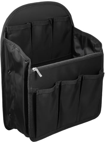 Mehreren Rucksack Schwarz Fächern Einsatz Organizer, für Reisen | Nylon, Faltbar und Leicht, 1 Stück mit Trennfächern, Innentasche für Rucksäcke