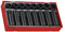 Teng TT9116 1/2-inch Reg/ Deep Impact Socket Set Drive (16 Pieces)