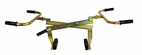 Bordsteinzange 200 kg – Verzinkte Versetzzange 0-55 cm – 2-Mann Steinzange mit Gummibacken – Massiver Bordsteinheber & Blockstufenzange für GaLaBau – Abnehmbare Griffe