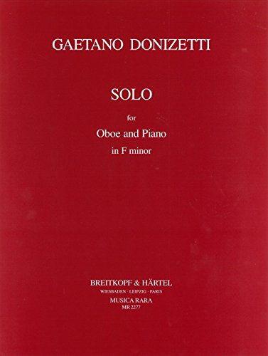 Solo f-moll für Oboe und Klavier (MR 2277)